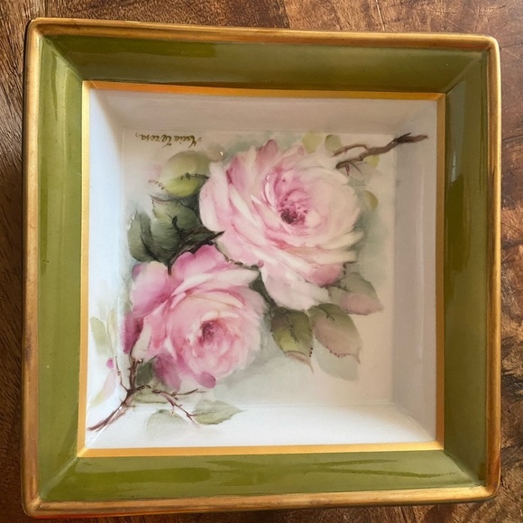 Hand painted vintage Italian plate - Picture 1 of 6